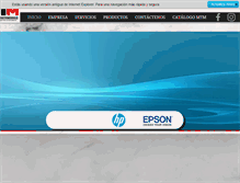 Tablet Screenshot of copiadorasmtm.com